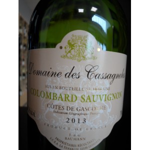 Colombard Sauvignon IGP Côtes de Gascogne blanc 2013 