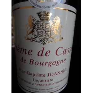 Crème de Cassis de Bourgogne Jean-Baptiste JOANNET 70cl 16%